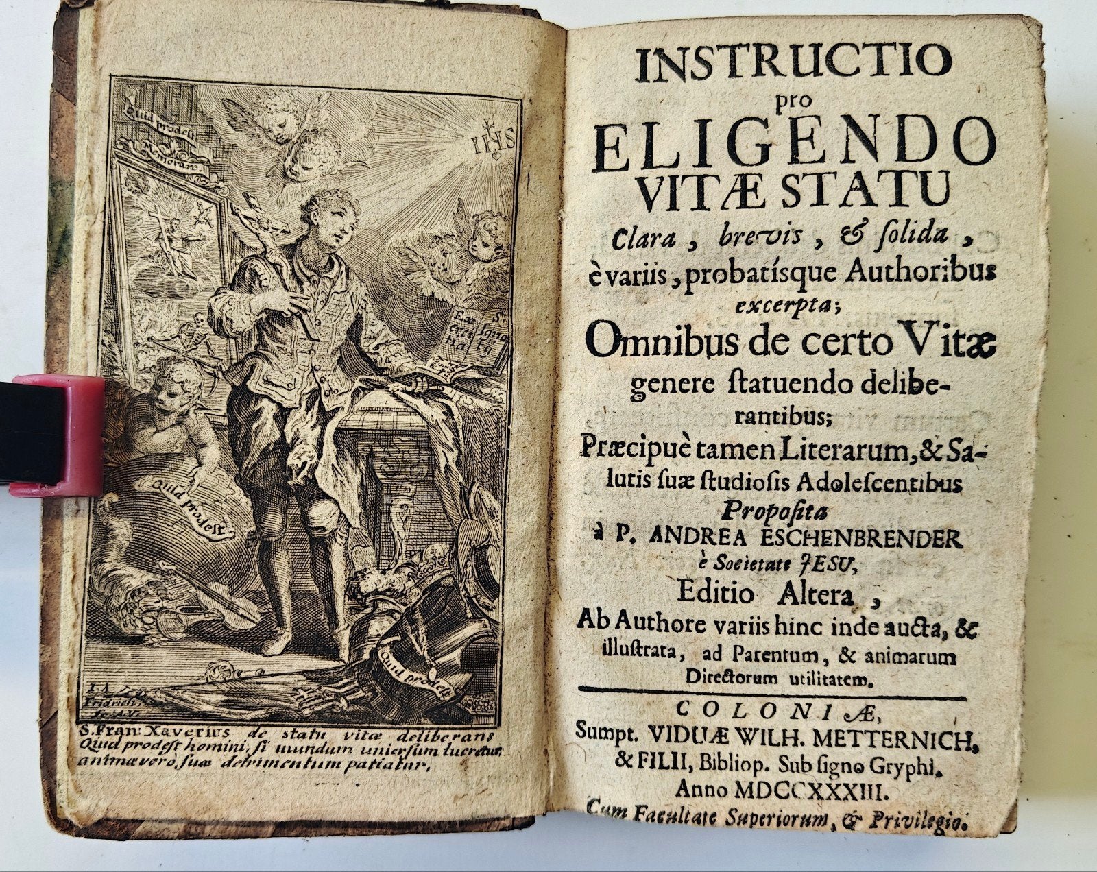Instructio pro eligendo vitæ statu... 1733., Ophalen of Verzenden