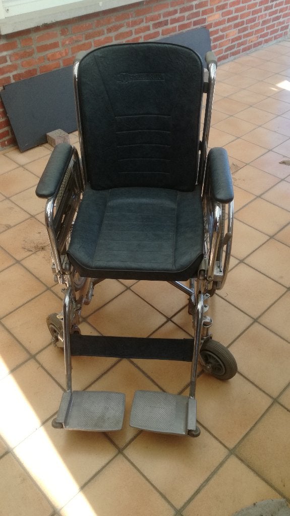 Rolstoel, Diversen, Ophalen, Inklapbaar, Zo goed als nieuw, Duwrolstoel
