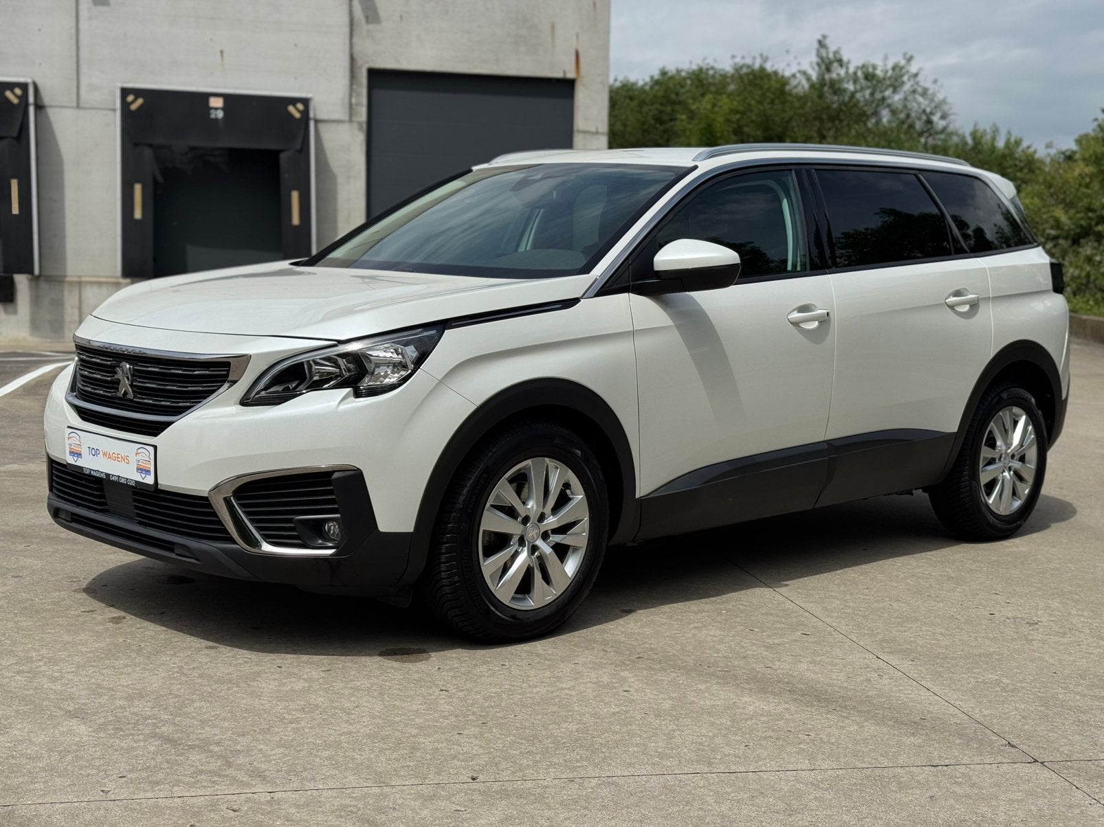 PEUGEOT 5008 / AUTOMAAT! / GEKEURD VVK!, Stof, Wit, 5 zetels, 5 deurs