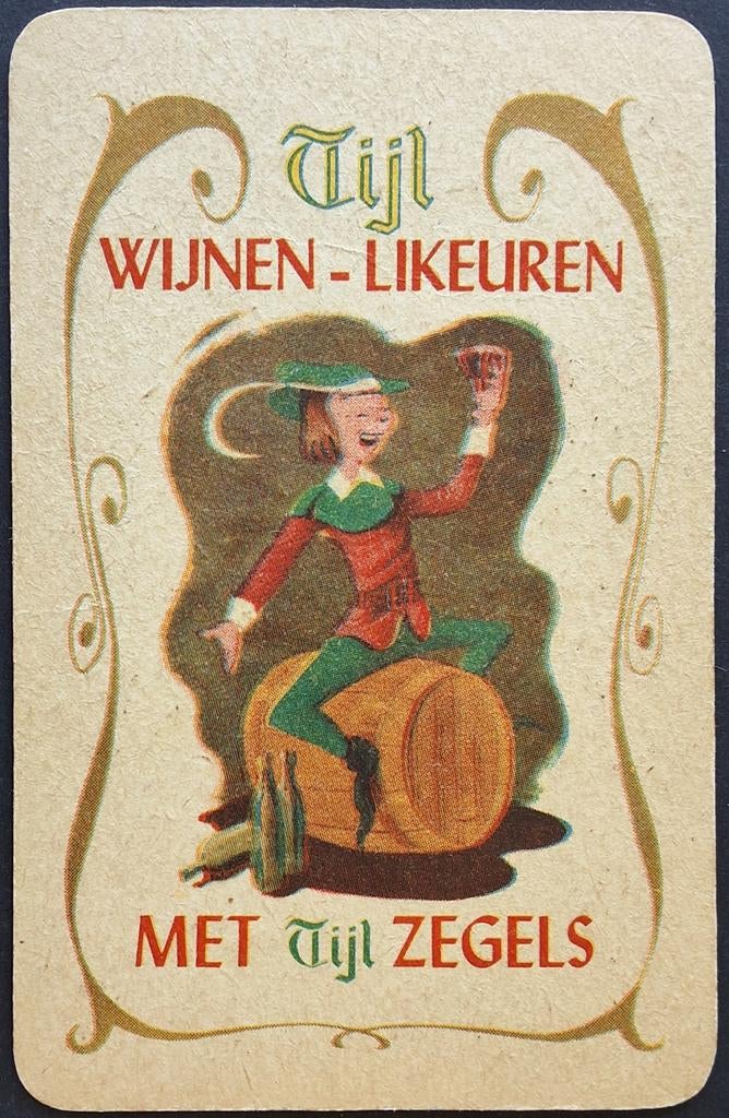 1 Speelkaart  Tijl, Verzamelen, Ophalen of Verzenden