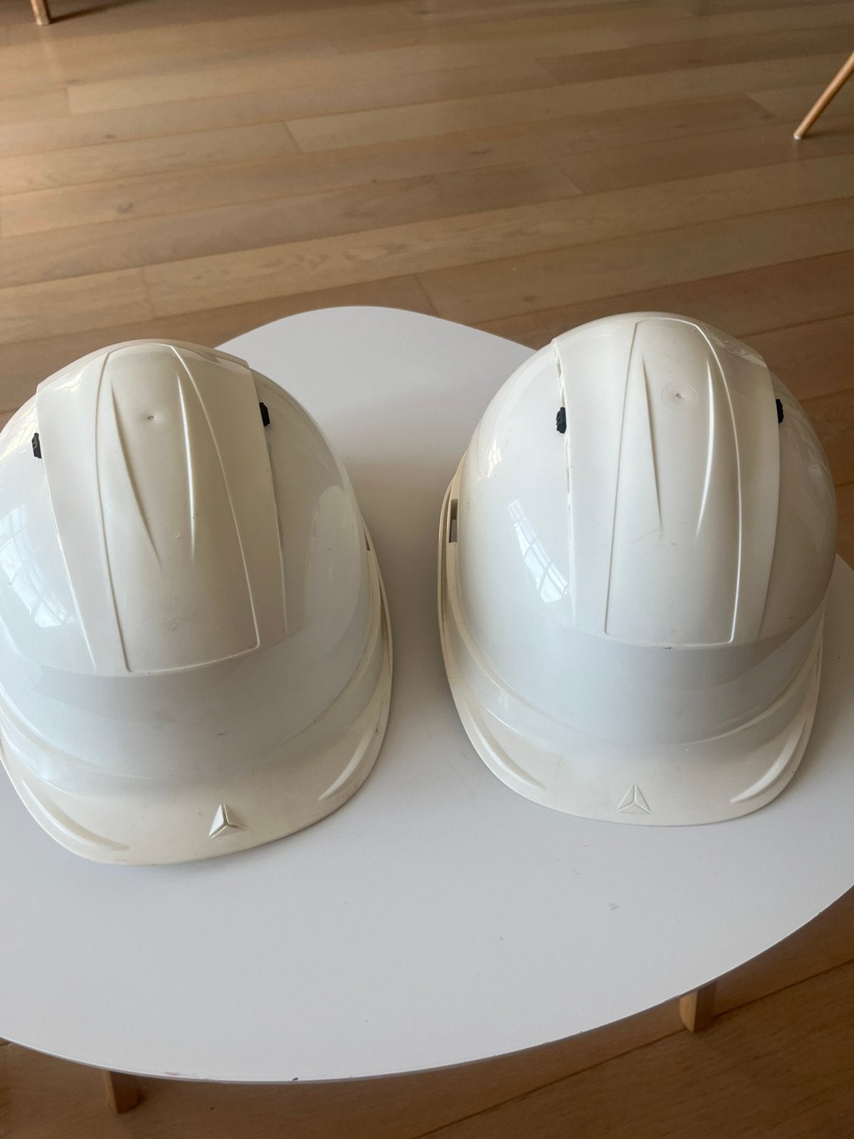Lot de 2 casques de chantier ventilés, Enlèvement, Comme neuf