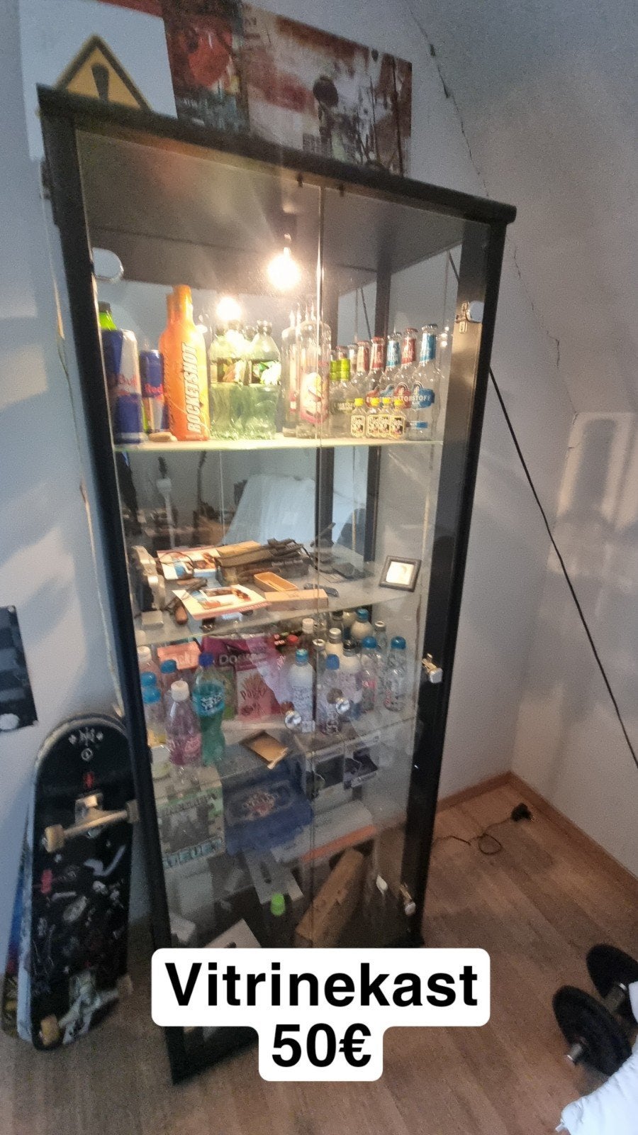 vitrinekast, Huis en Inrichting, Kasten | Vitrinekasten, Ophalen