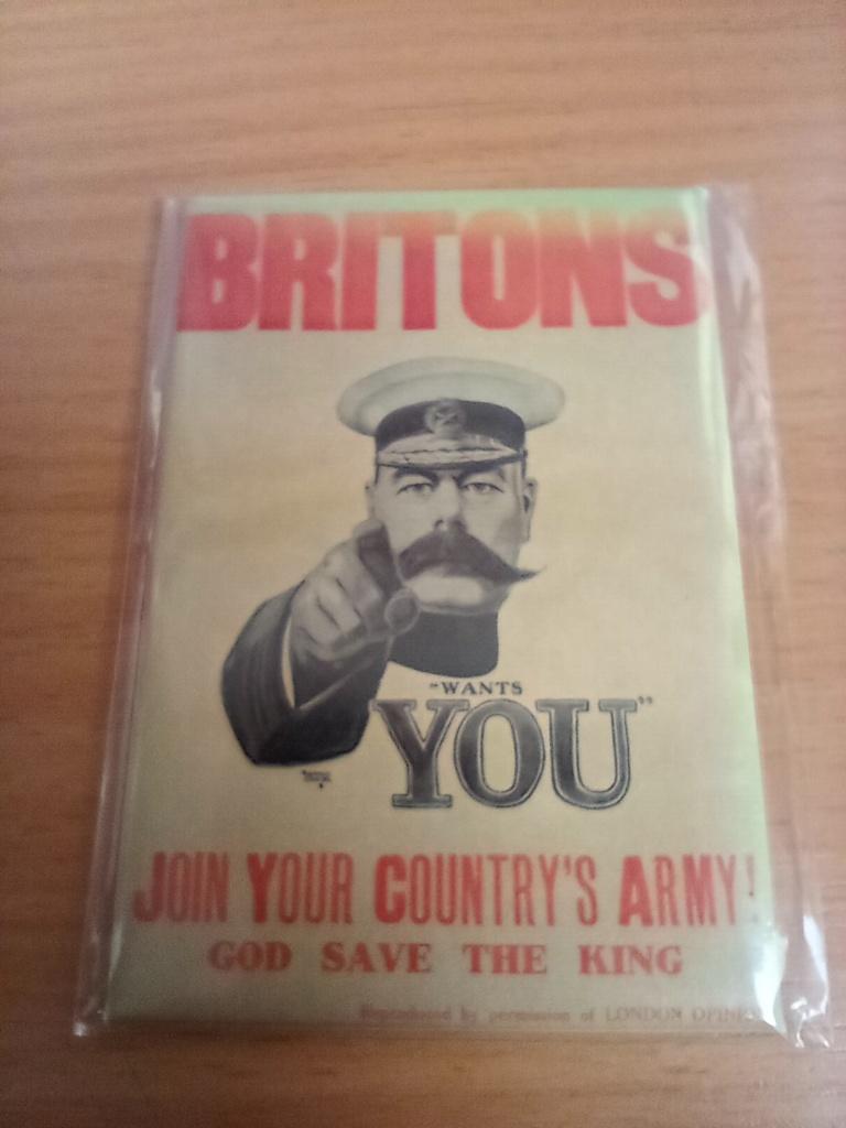 JOIN YOUR COUNTRY’S ARMY !   - Magneet -     In nieuwstaat, Collections, Enlèvement ou Envoi, Autres, Miniature ou Figurine