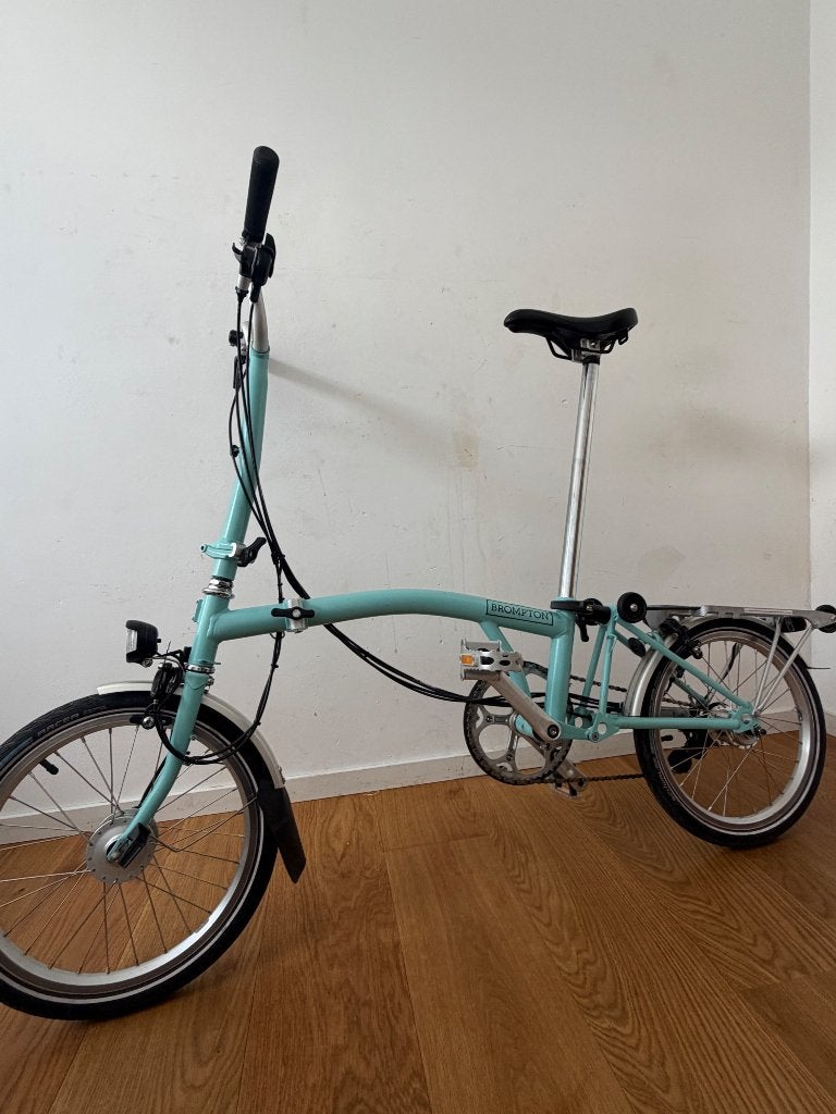 Brompton H6RN bleu dynamo 6 vitesses porte bagages, Vitesses, Frein sur jante, Brompton, Comme neuf