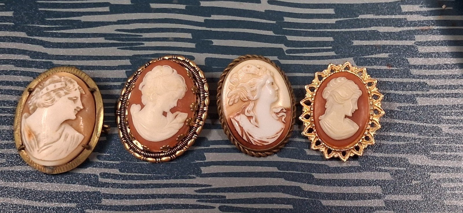 Antieke broches van Cameo, Ophalen of Verzenden