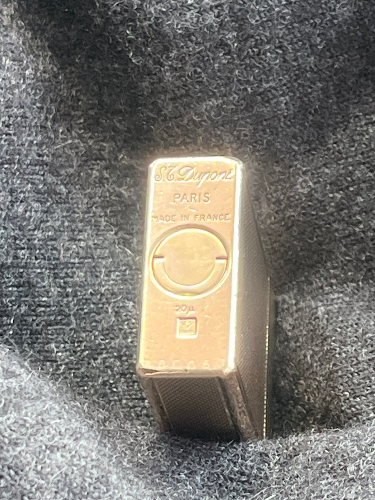 St. Dupont ligne 1 BR, klein model ,  goud, Ophalen of Verzenden, Zo goed als nieuw