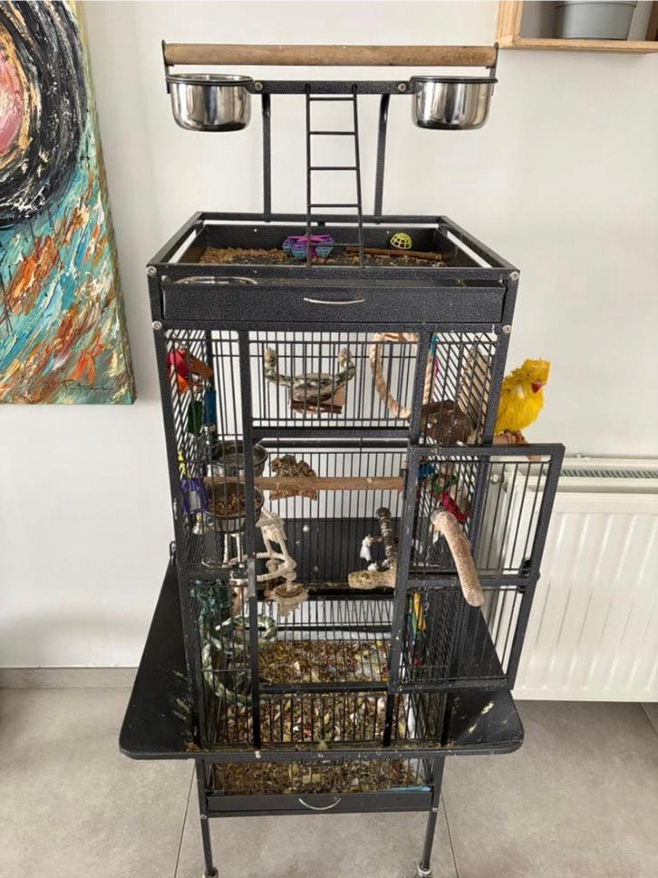 Vogelkooi te koop, Enlèvement, Comme neuf, Cage à oiseaux