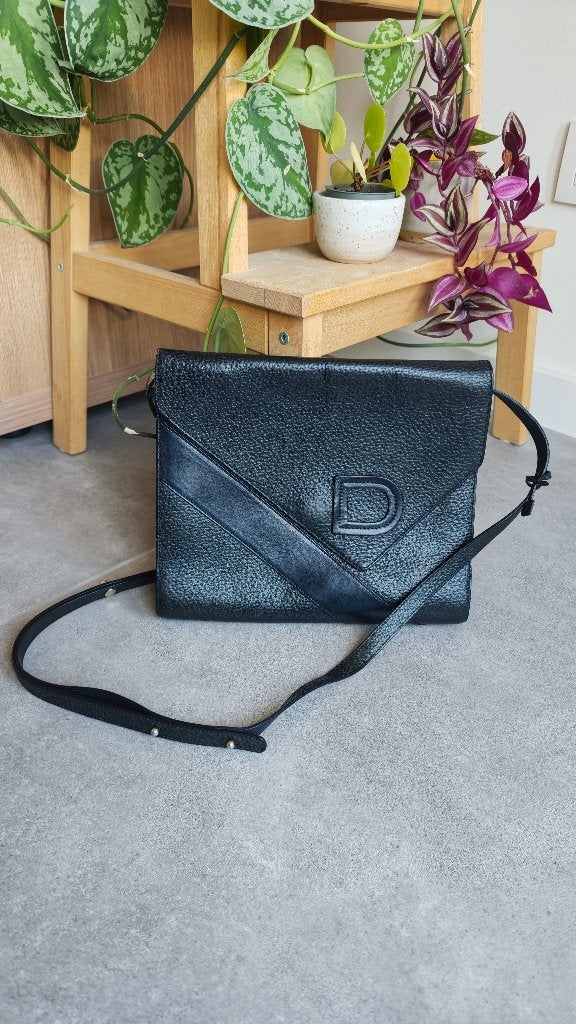 Delvaux handtas, Verzenden, Zo goed als nieuw, Zwart, Handtas