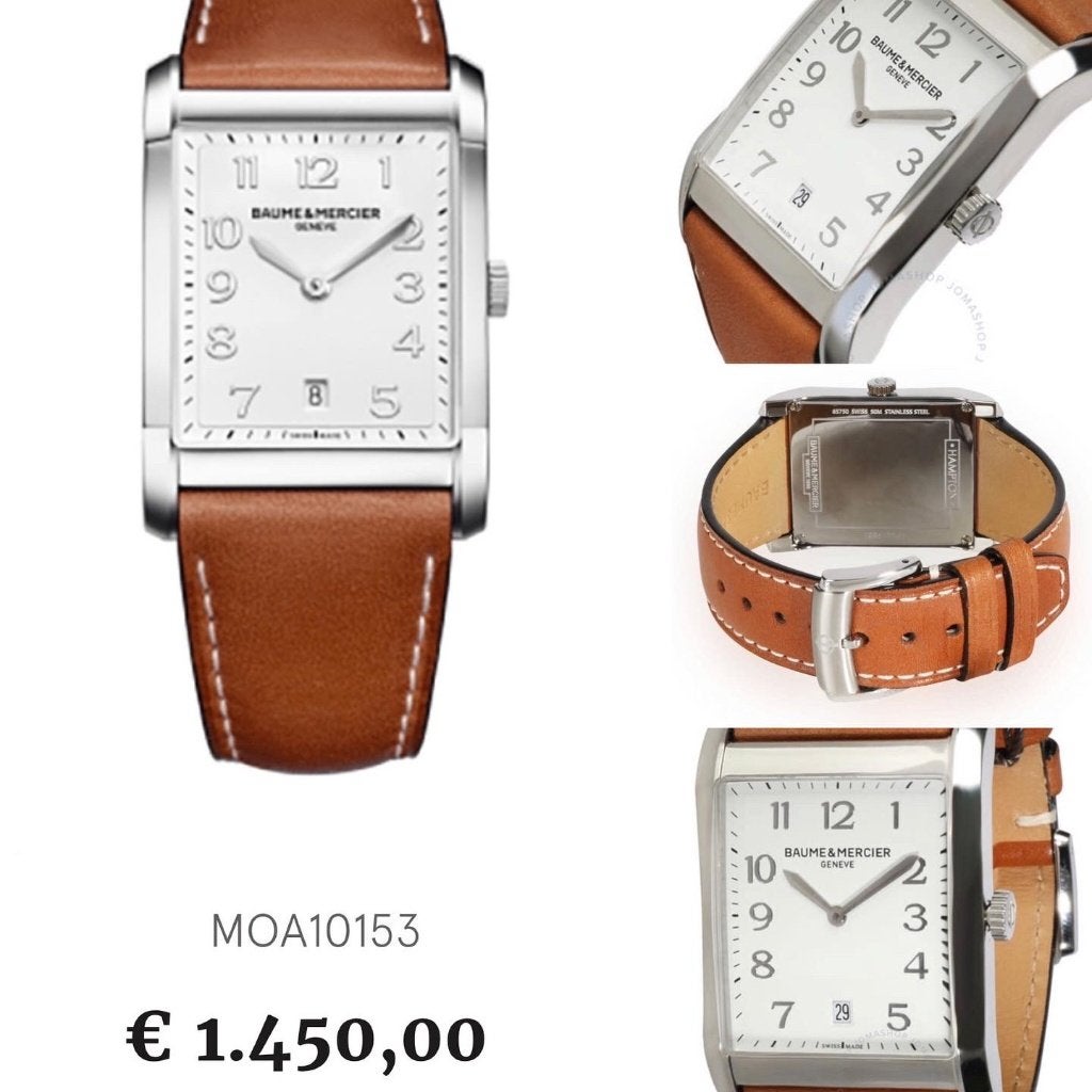NIEUW HORLOGE Baume et Mercier Hampton Quartz -30% KORTING, Handtassen en Accessoires, Overige Accessoires, Ophalen of Verzenden