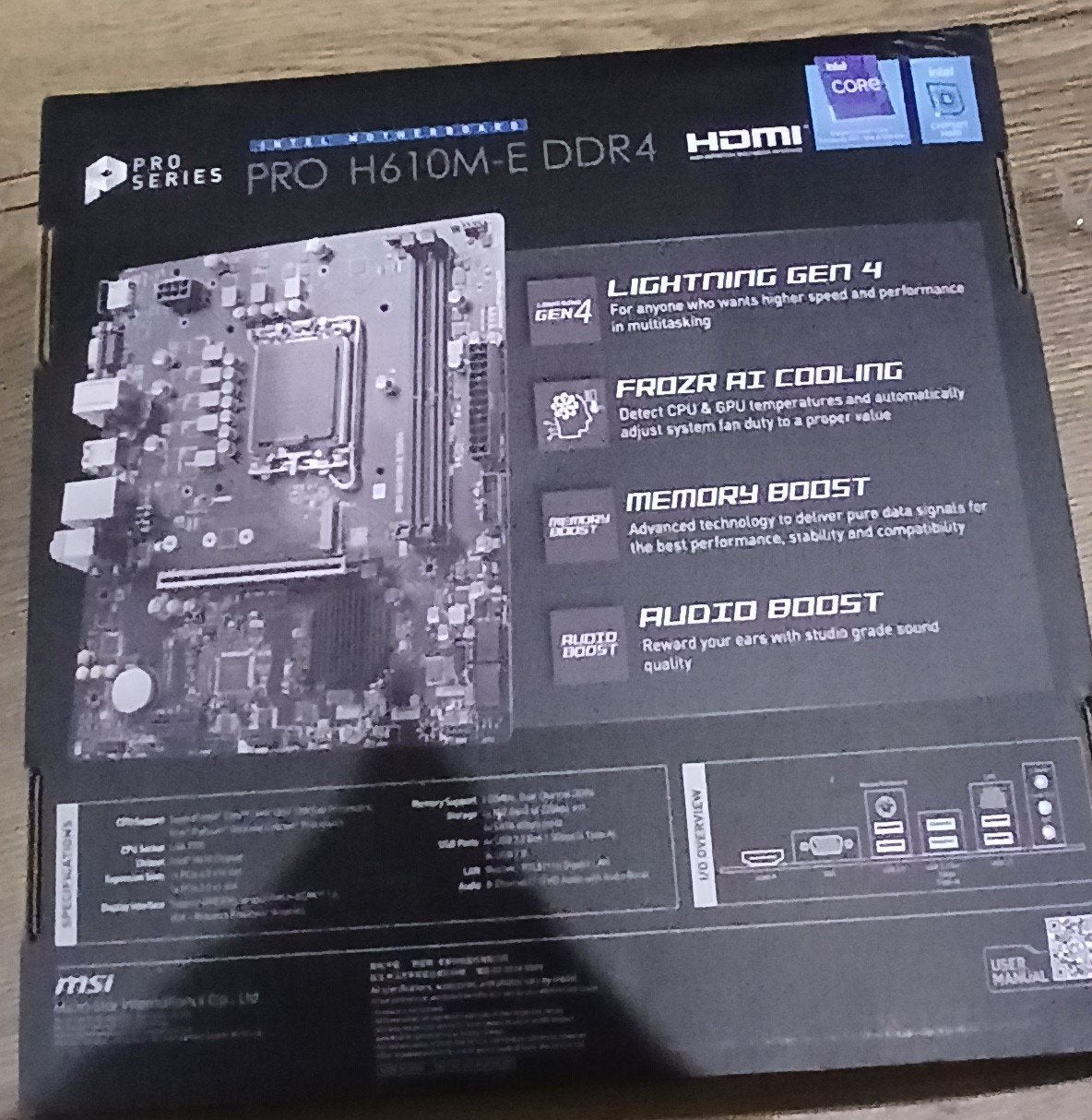 carte mere MSI, Informatique & Logiciels, Cartes mères, Enlèvement, Neuf, Intel, DDR4