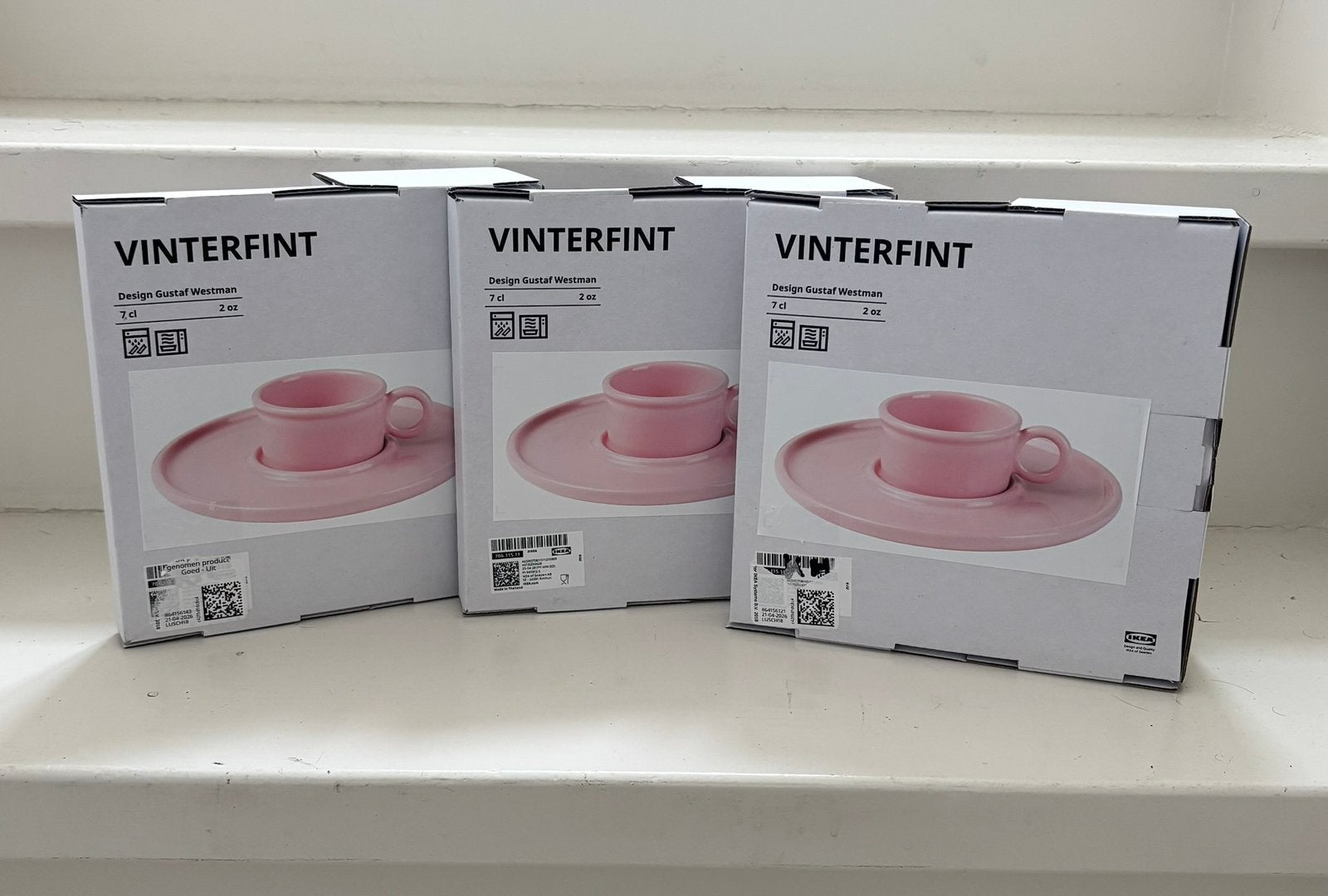Tasse et soucoupe IKEA x Vinterfint (3 pièces), Maison & Meubles, Cuisine | Vaisselle, Enlèvement ou Envoi, Comme neuf