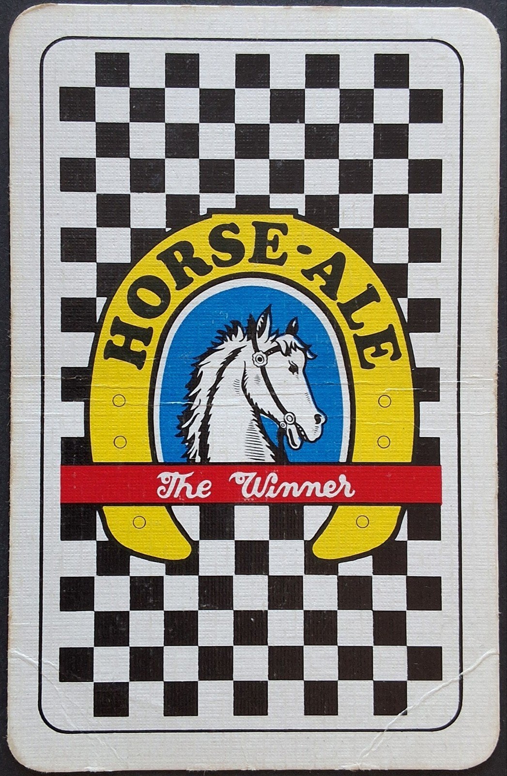 1 Speelkaart  Horse-Ale, Ophalen of Verzenden