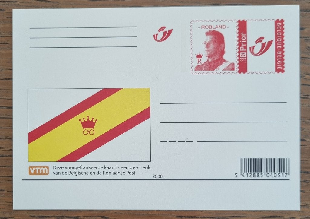 Briefkaart ** Robland Robiaanse Post 2006 PRIOR, Postzegels en Munten, Verzenden, Briefkaart