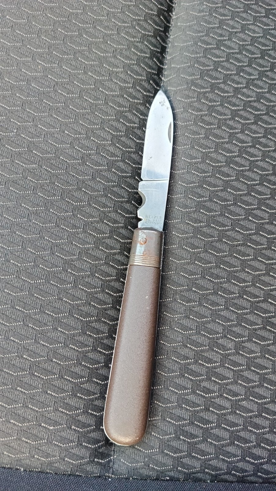 magnifique couteau de poche militaire Belzer fabriqué en All, Enlèvement ou Envoi, Armée de terre, Couteau ou Poignard