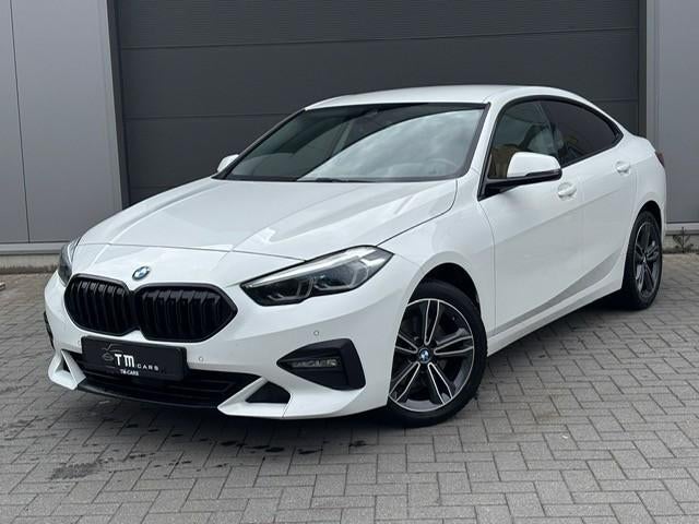 BMW 218i gran coupe LED Camera, 4 deurs, Leder en Stof, Wit, 5 zetels