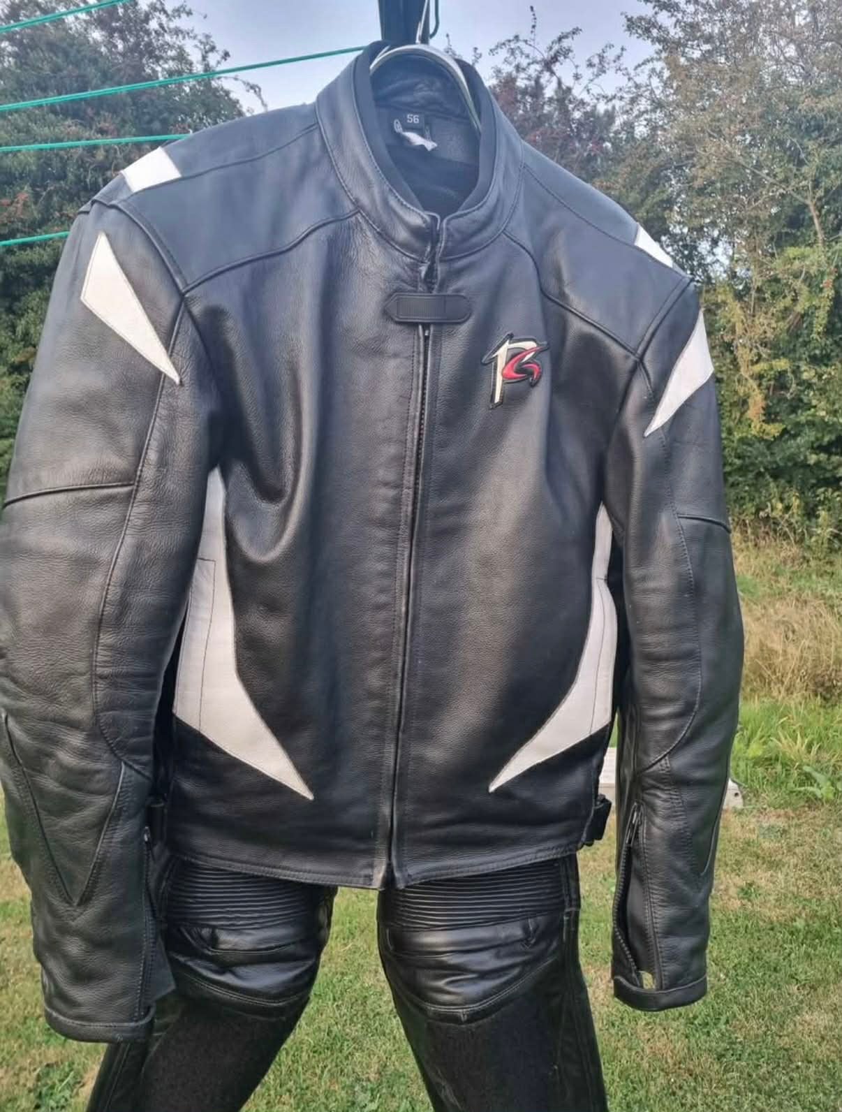 Lederen set te koop, Motoren, Kleding | Motorkleding, Ophalen, Tweedehands, Heren, Overall