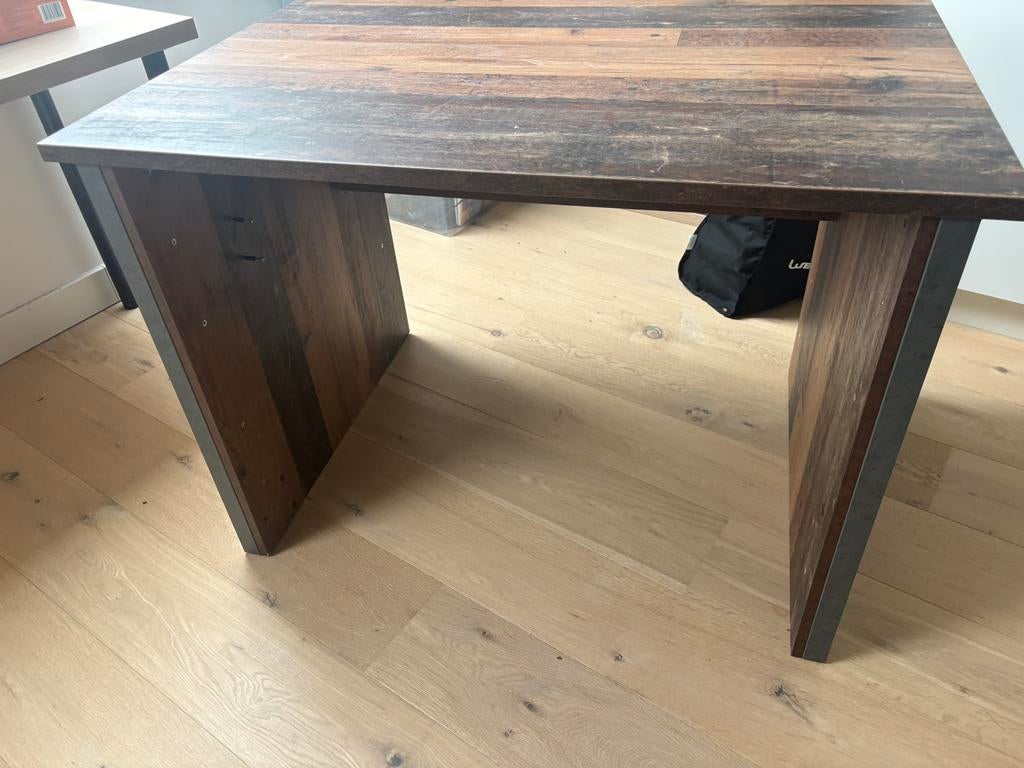 Bureau Weba Old Wood, Huis en Inrichting, Bureaus, Ophalen, Bruin, Zo goed als nieuw, Overige merken
