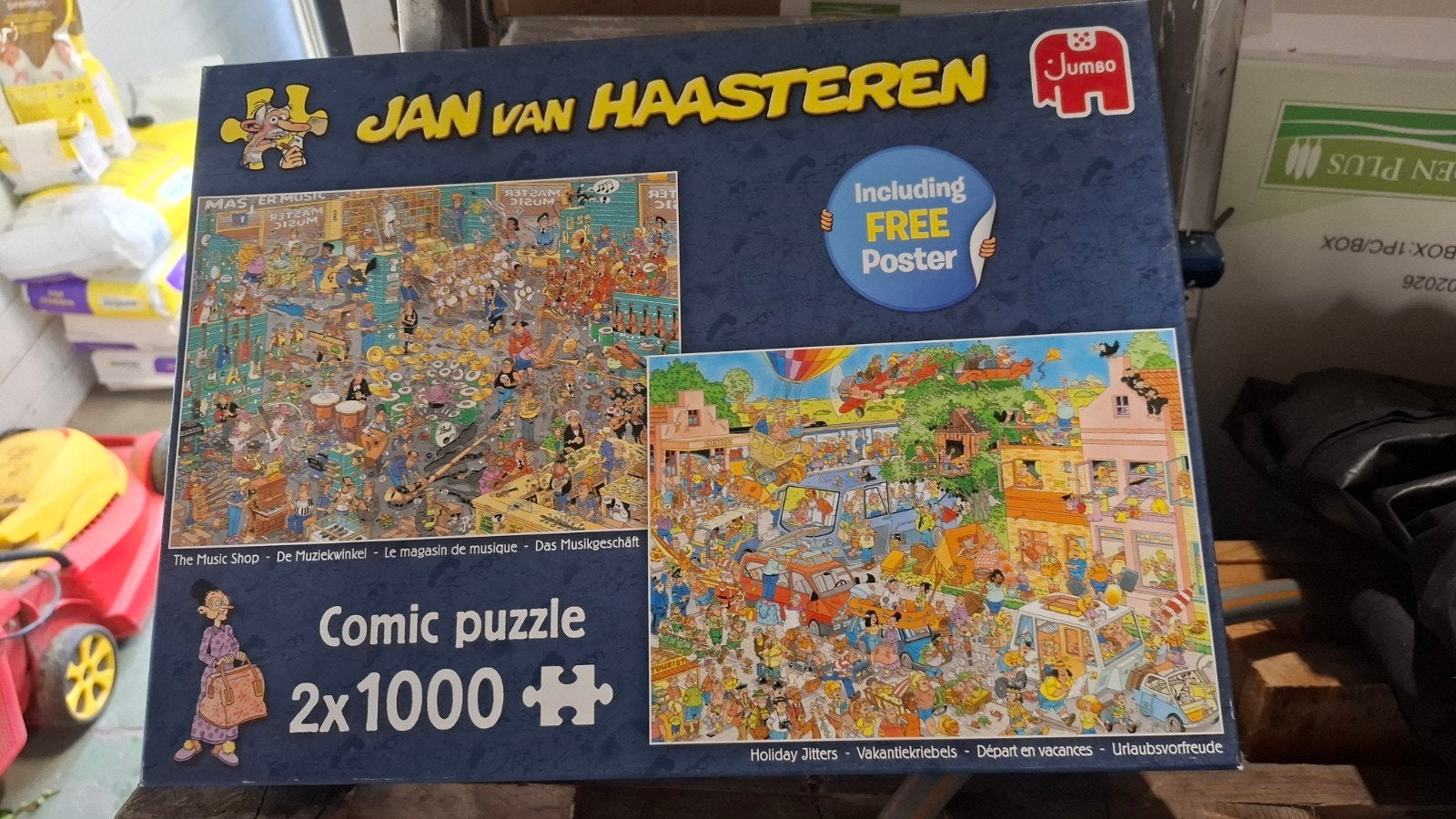 puzzel jan van haasteren 2x1000stuks  De muziekwinkel/vakant, Enlèvement