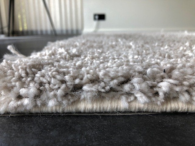 Tapijt Genova Saxony Cream vierkant, Ophalen, Gebruikt, 150 tot 200 cm, Vierkant