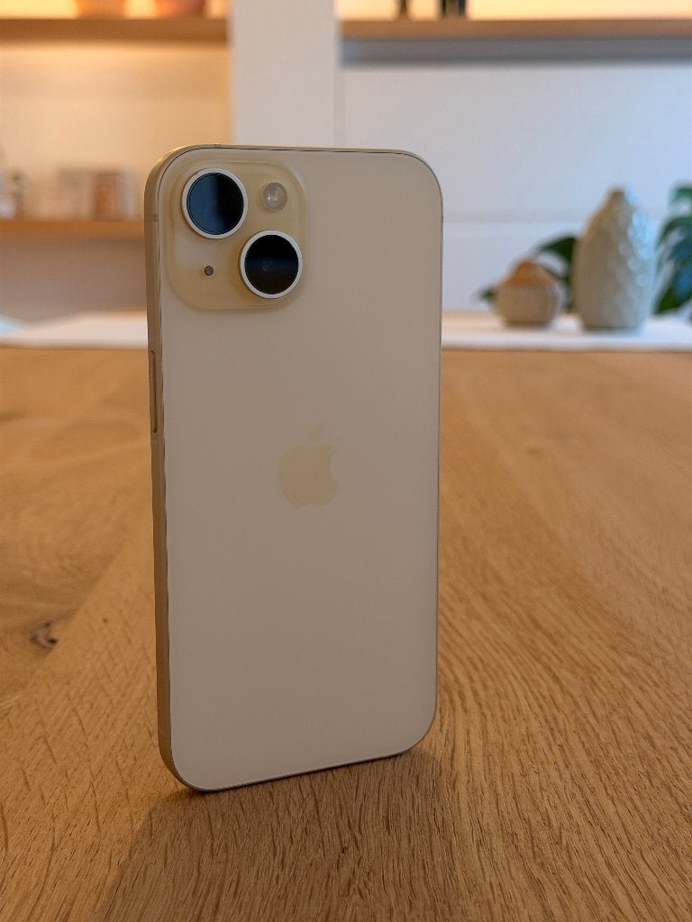 iPhone 15 Jaune - dans sa boîte d'origine, Télécoms, 128 GB, IPhone 15, 77 %, Comme neuf