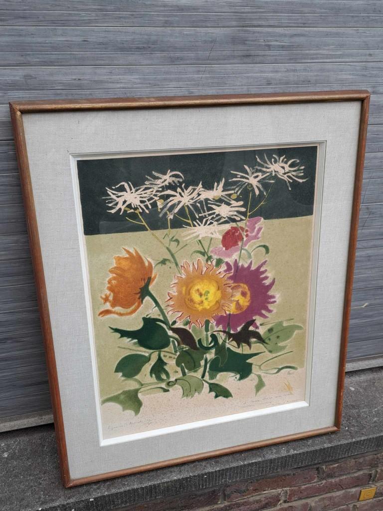 eau forte epreuve d artiste signe michel rodde, Antiek en Kunst, Ophalen of Verzenden