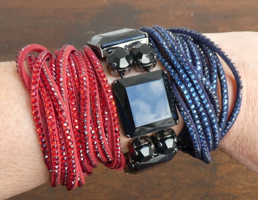 3 sympathiques bracelets, Bijoux, Sacs & Beauté, Bracelets, Neuf, Enlèvement ou Envoi, Autres couleurs, Avec strass