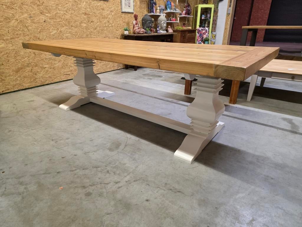 Prachtige kloostertafel 240x105cm, Huis en Inrichting, Tafels | Eettafels, Ophalen