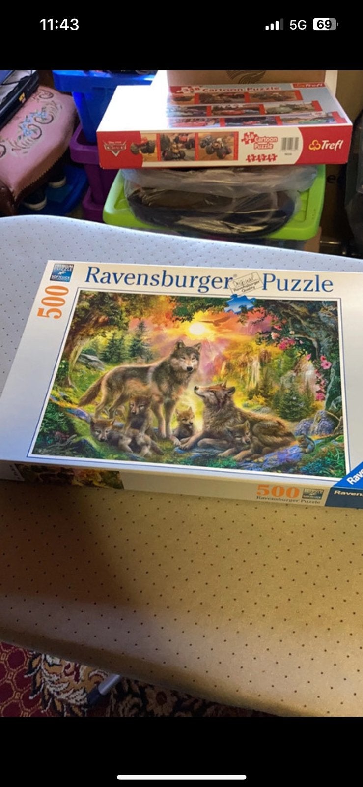 Wolven puzzel, Hobby en Vrije tijd, Ophalen, Zo goed als nieuw