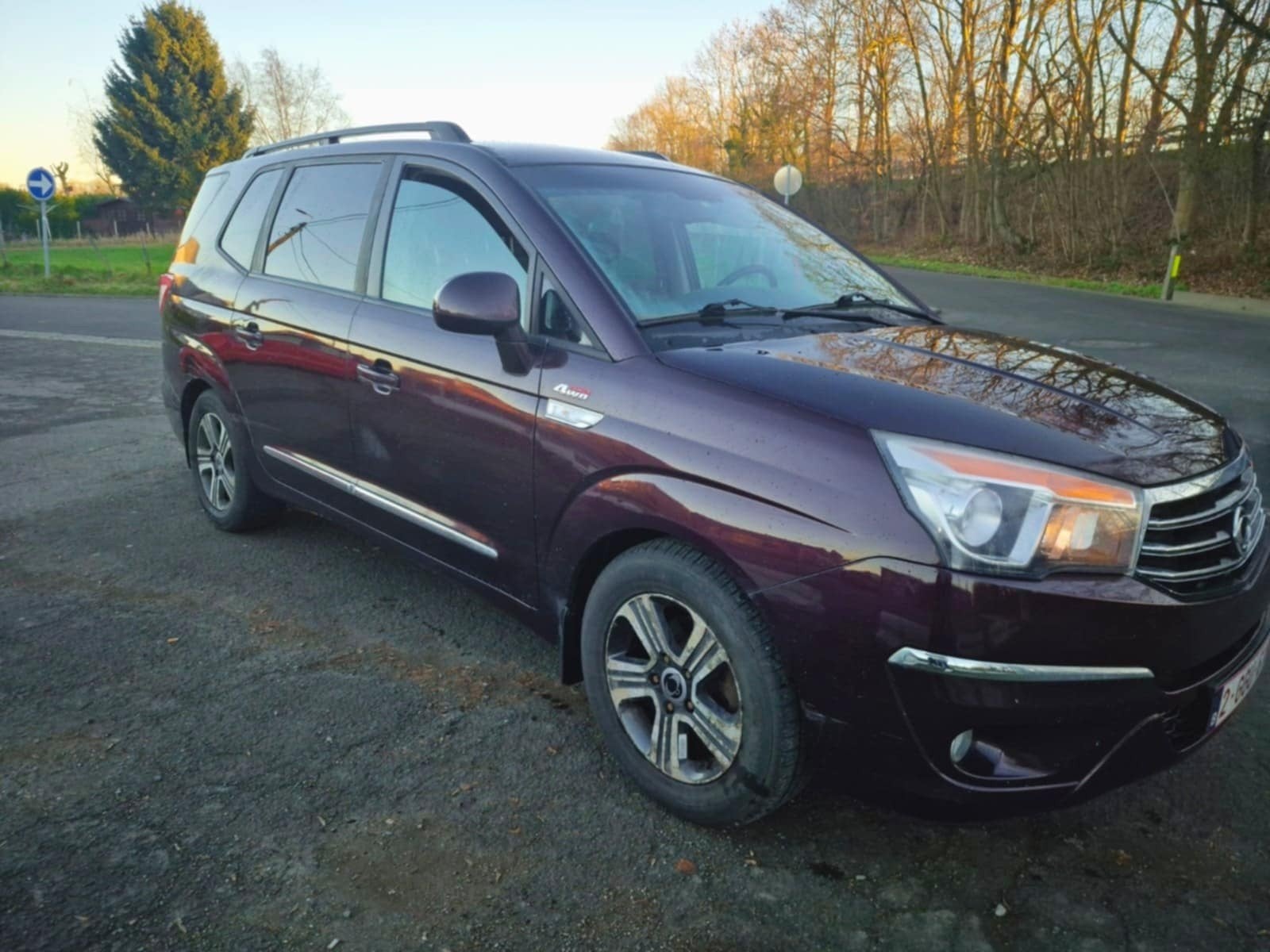 Ssang-Yong rodius 4x4 automaat 2015, Automaat, Euro 5, Monovolume, Zwart