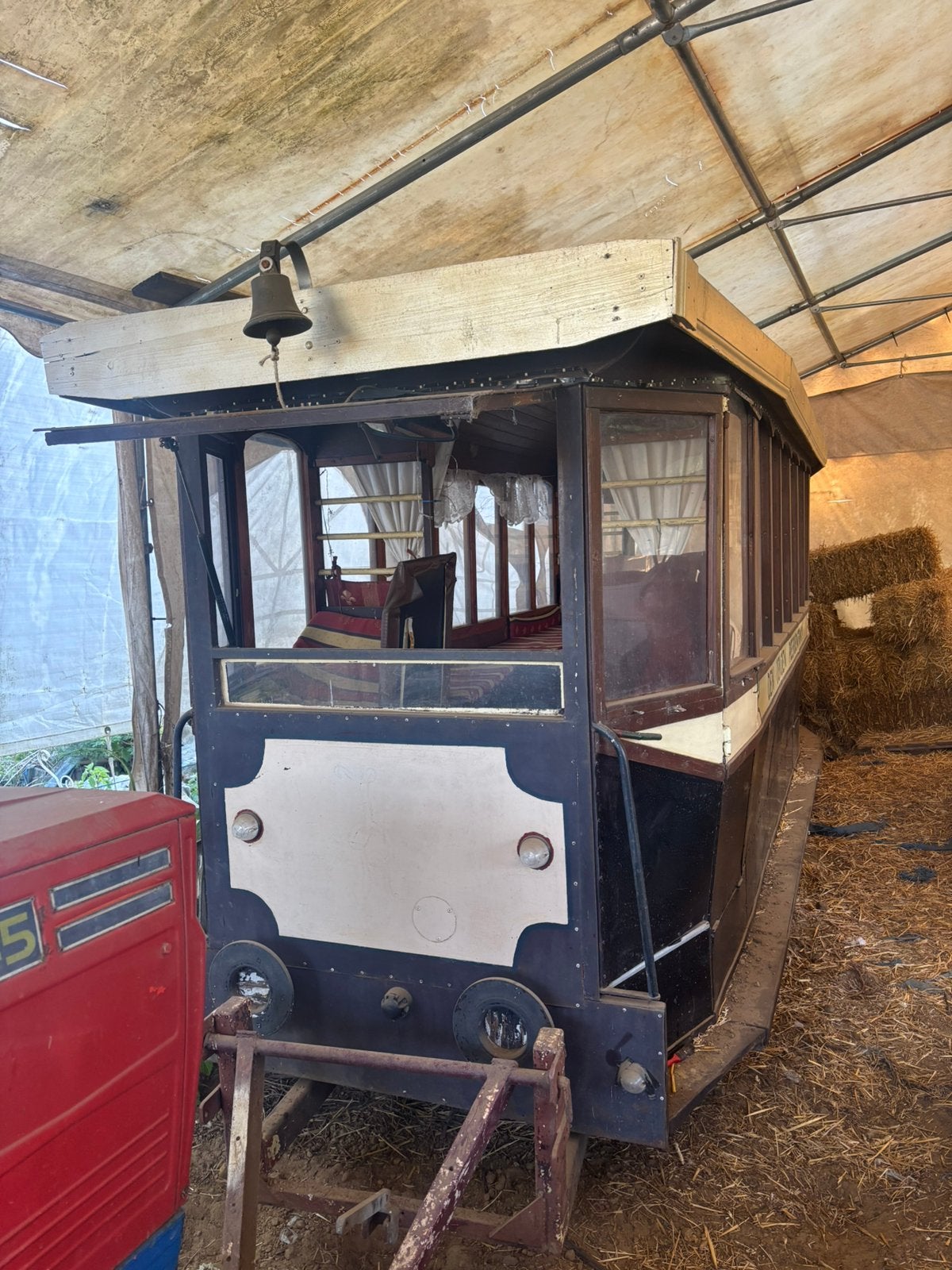 Oude trek tram, Caravans en Kamperen, Bolderkarren, Ophalen of Verzenden