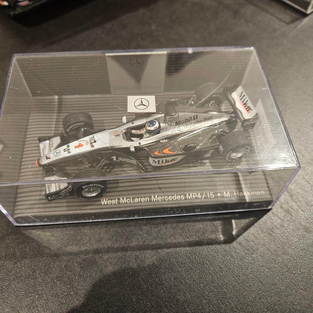 McLaren Mercedes MP 4/15 - Hakkinen 2000 1/43, Ophalen of Verzenden, Nieuw, Auto, MiniChamps