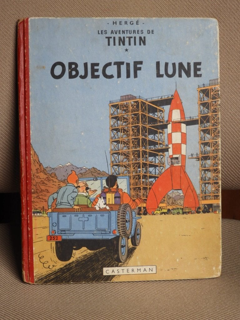 Tintin Objectif Lune - EO, Livres, Une BD, Enlèvement ou Envoi, Utilisé, HERGE