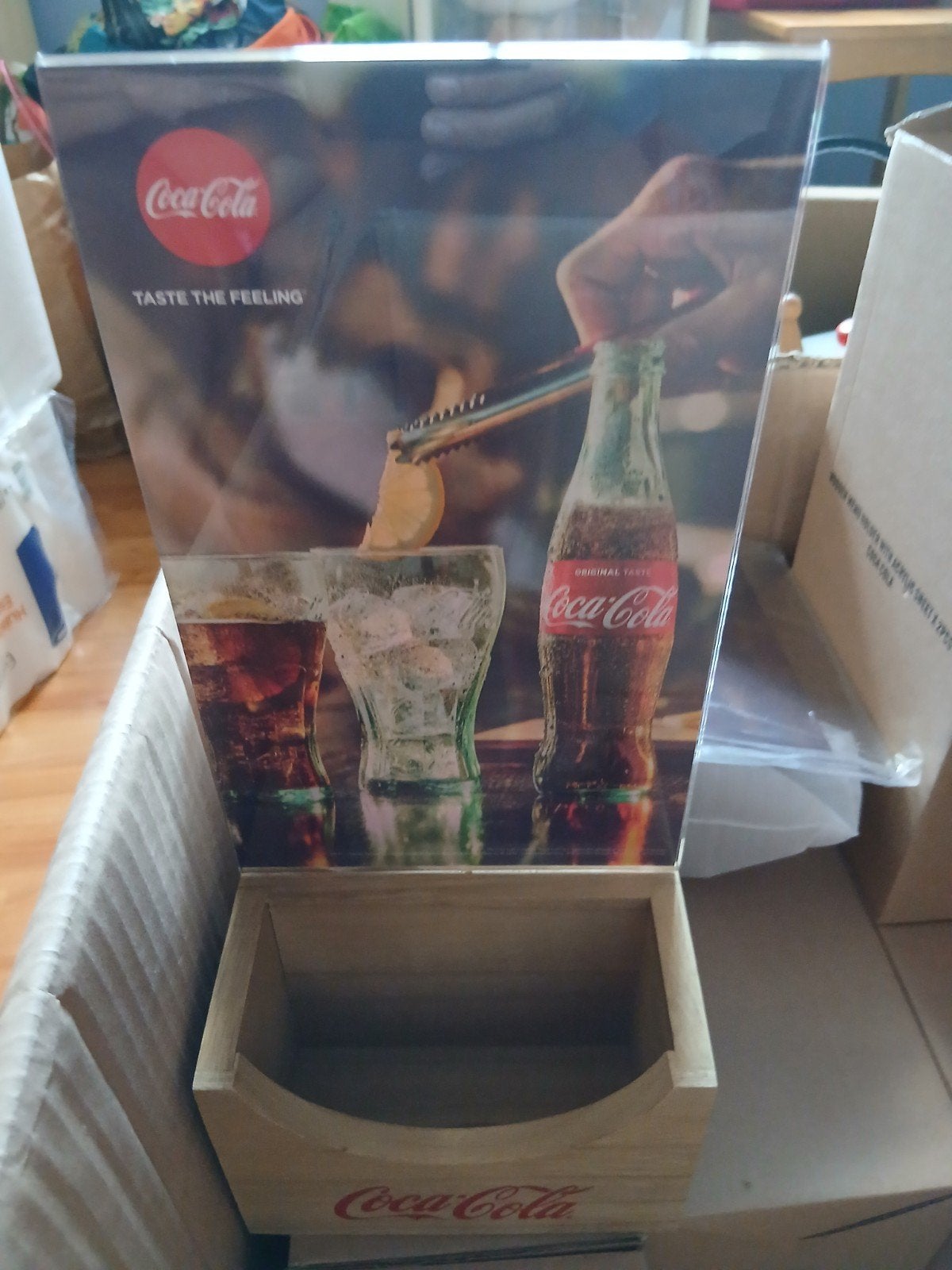 Coca-Cola bierkaartjeshouders 12 dozen mt 2 stuks, Ophalen