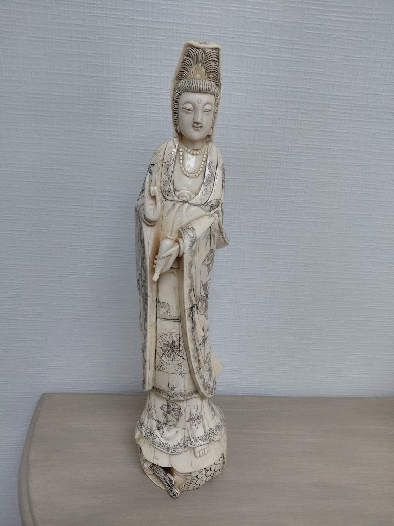 chinees beeld, Antiek en Kunst, Ophalen, Overige onderwerpen, 50 - 100 cm, Handgemaakt