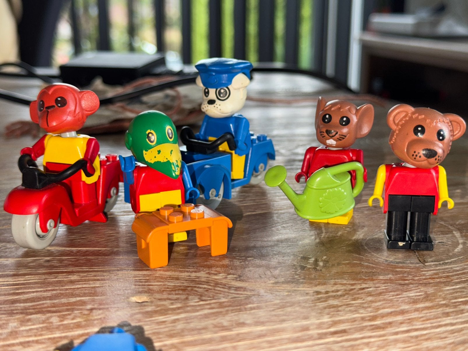 Vintage Lego Fabuland figuurtjes en accessoires jaren 80, Ophalen, Gebruikt, Overige typen, Lego