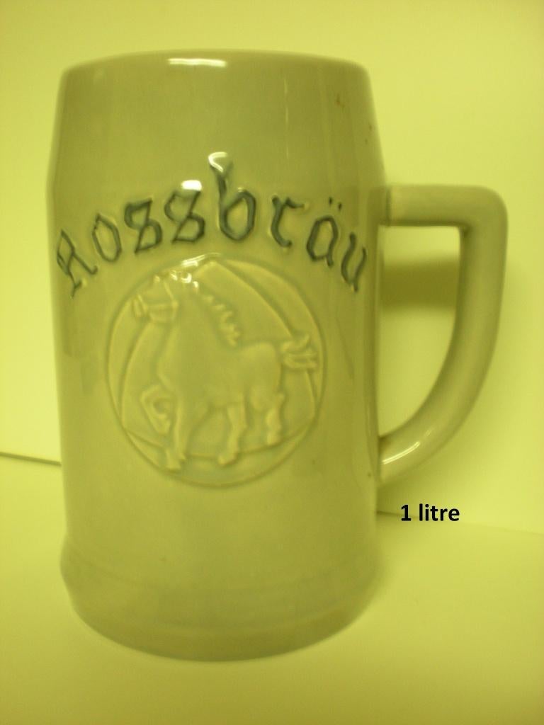 ROSSBRAU  Chope 1 litre, Enlèvement ou Envoi, Comme neuf, Chope(s)