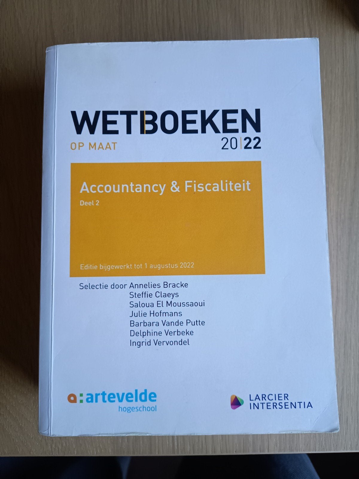 Wetboek accountancy fiscaliteit, Livres, Informatique & Ordinateur, Enlèvement ou Envoi, Utilisé