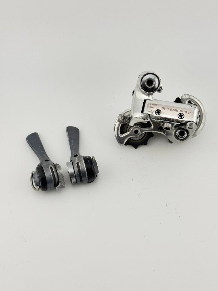 Suntour Superbe Pro derailleur, Ophalen of Verzenden, Gebruikt, Derailleur of Ketting