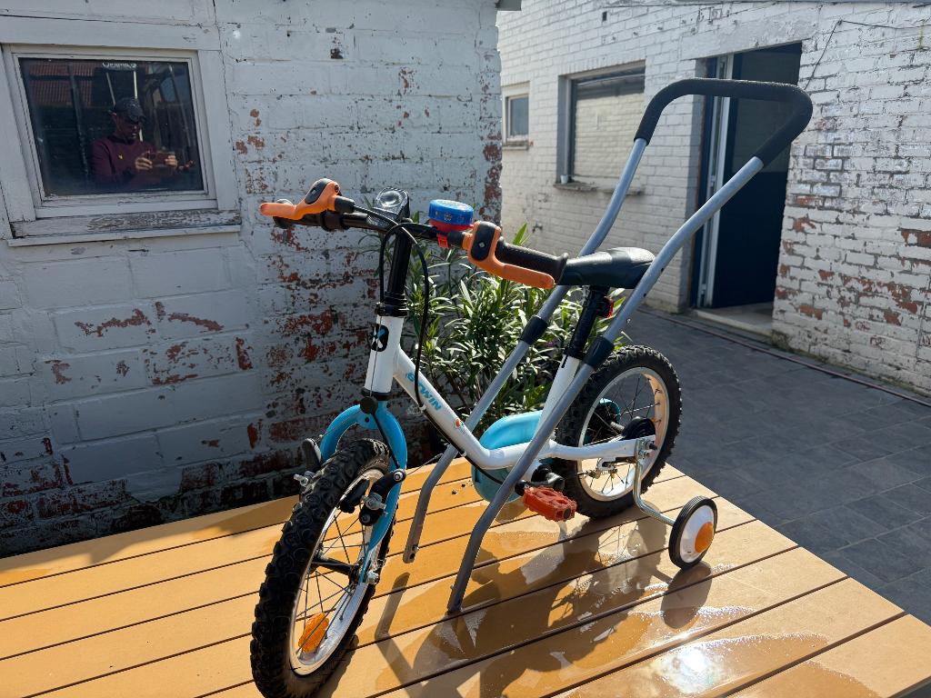 Jongensfiets met zijwieltjes, Stabilisateurs, Comme neuf, Betwin, Enlèvement