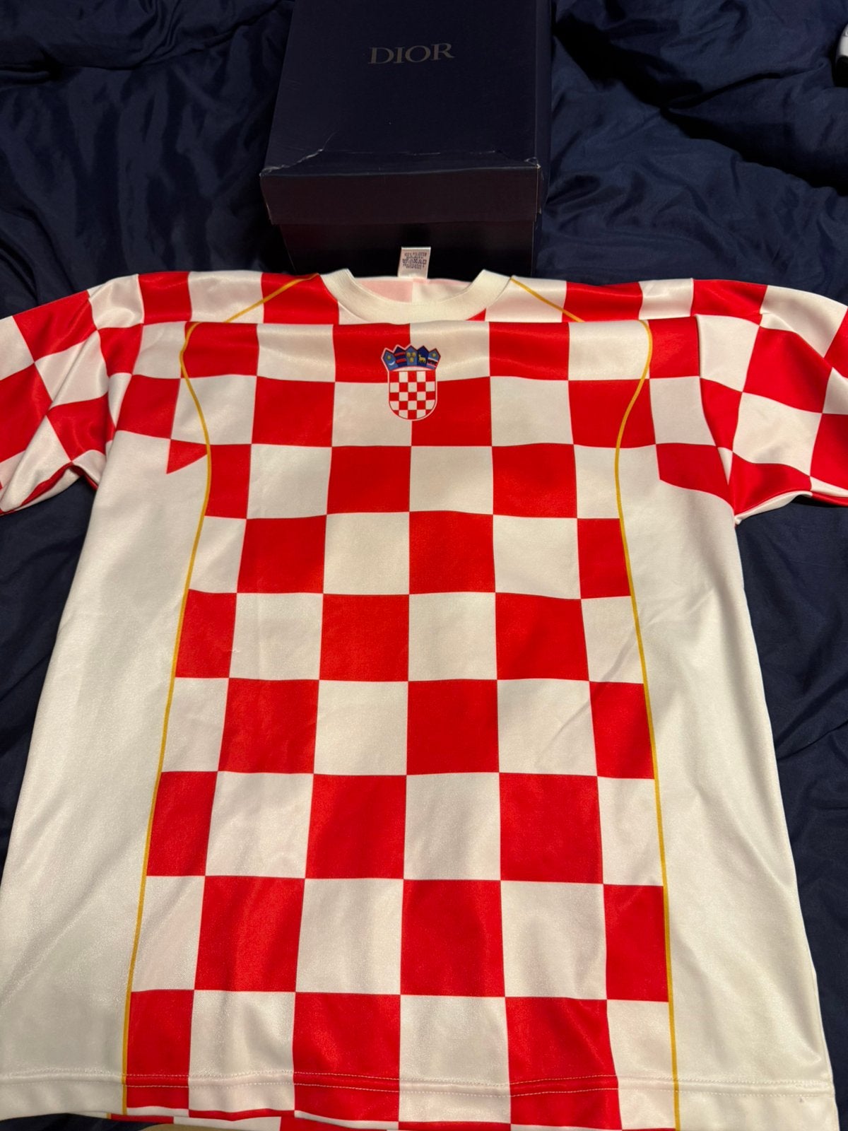 Voetbalshirt : Kroatië niet officeel Pršo #9 (2004-2006), Sport en Fitness, Voetbal, Maat M, Ophalen, Zo goed als nieuw