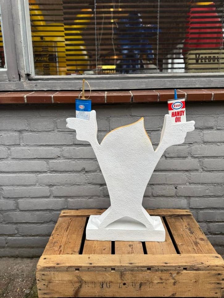 Vintage Esso Reclame Figuur Beeld, Verzamelen