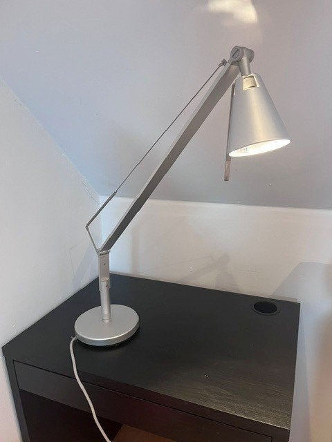 Bureaulamp grijs, Diversen, Ophalen, Gebruikt