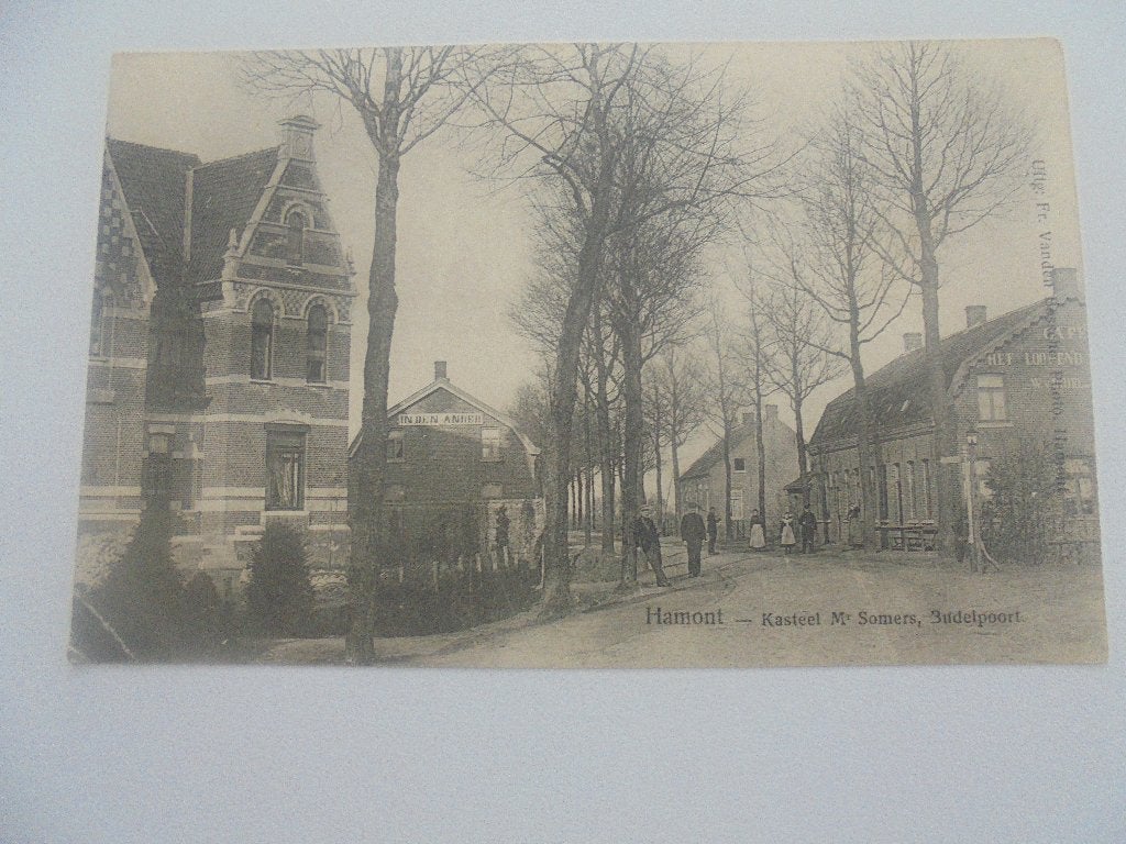 hamont - kasteel mr.somers -budelpoort, Collections, Enlèvement ou Envoi, Avant 1920, Affranchie, Limbourg