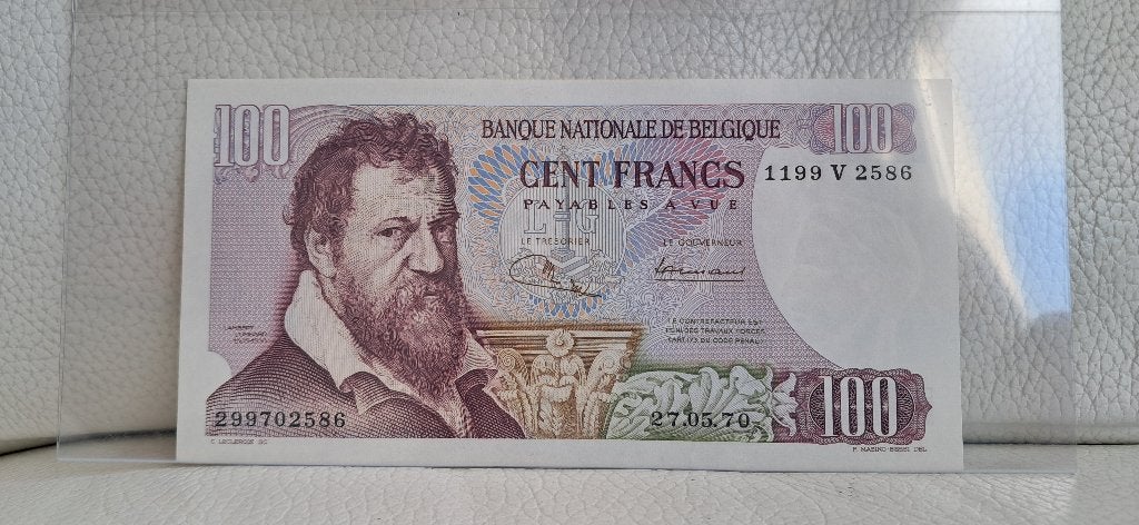 100 Frank  Lombard  -  1970 -  Fdc biljet, Verzenden, Los biljet