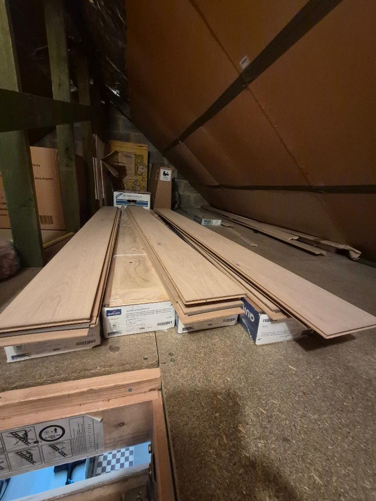 Parquet Quick Step - Chêne Himalaya blanc extra mat, Neuf, Parquet, Enlèvement, 150 cm ou plus