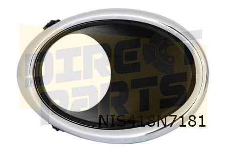 Nissan Qashqai (1/14-6/17) (J11E) mistlampring Links chrome, -, Verzenden, -, Nieuw