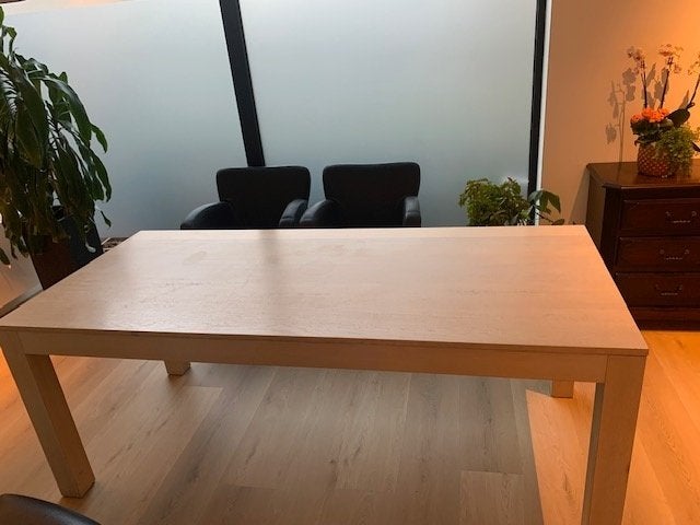 tafel, Ophalen, Gebruikt, Eikenhout, 50 tot 100 cm