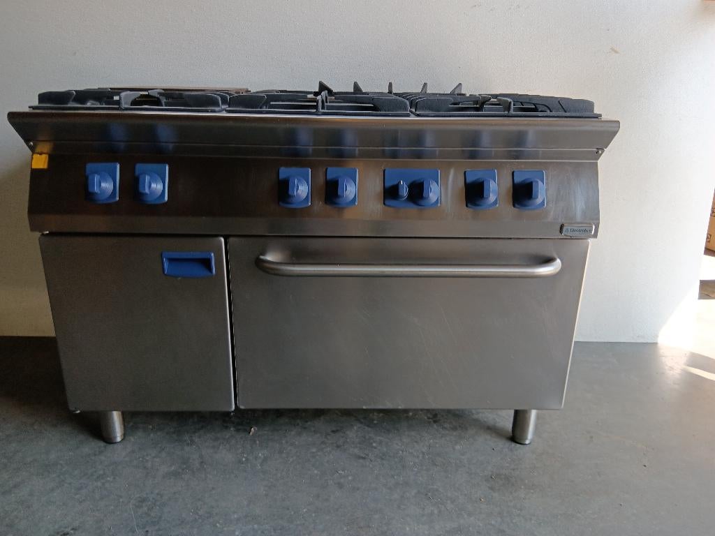 GASFORNUIS MET 6 KOOKPLATEN + OVEN, Ophalen