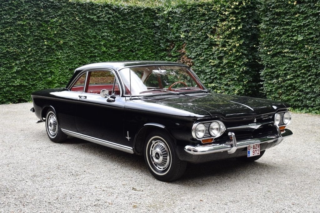 Chevrolet Corvair Monza Club Coupé (1963), Auto's, Automaat, 4 zetels, Achterwielaandrijving, Zwart