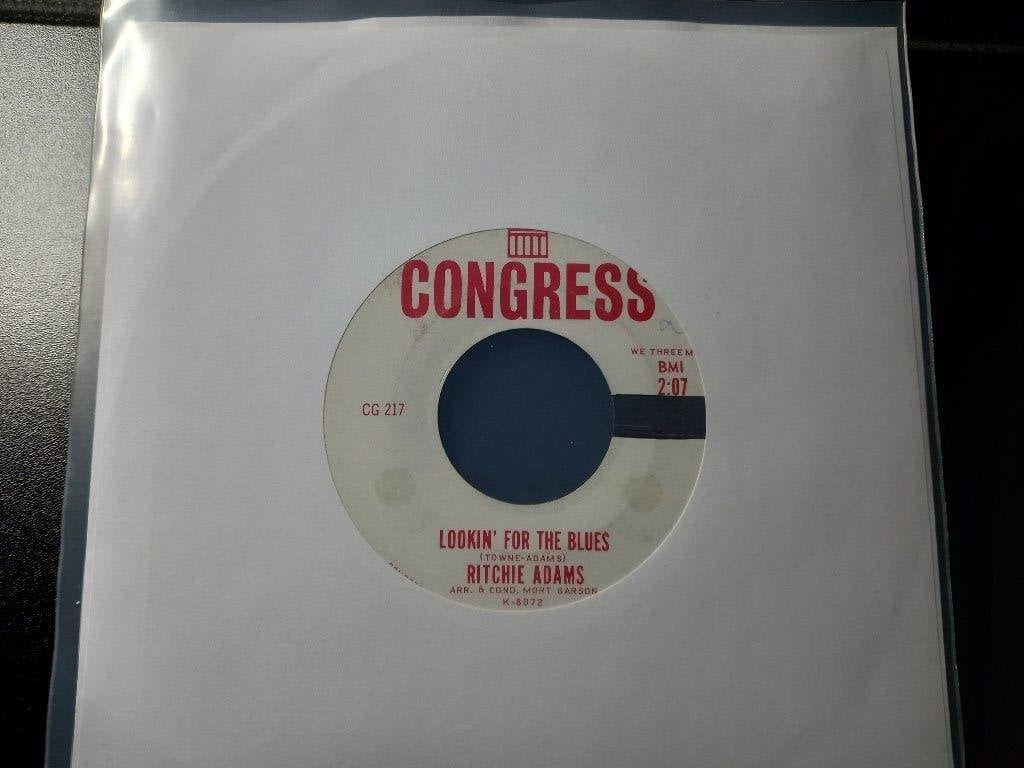 Ritchie Adams - Lookin' For The Blues '7 Popcorn, CD & DVD, Housse de protection extérieure, Enlèvement ou Envoi, 7 inch, Comme neuf